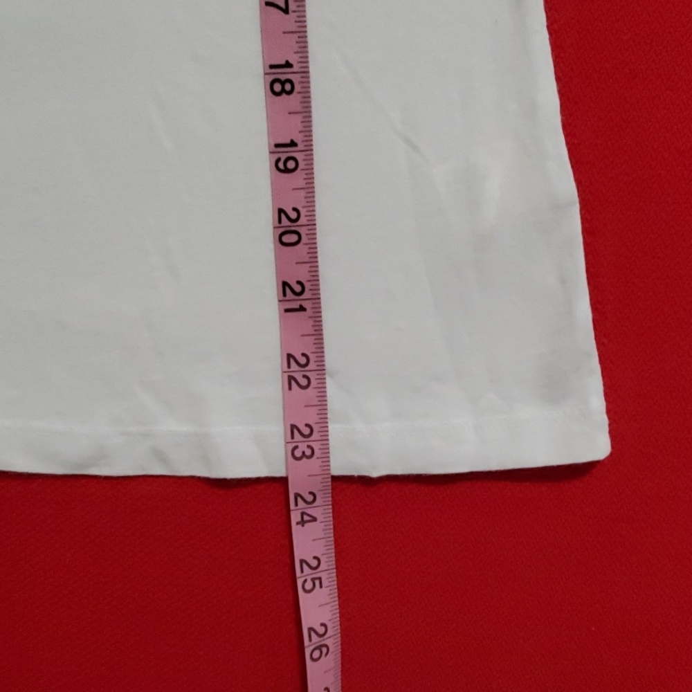 Atmosphere The Crew Tee white cap sleeve 'B ready in 5..' Small Humor Snarky - Picture 6 of 6